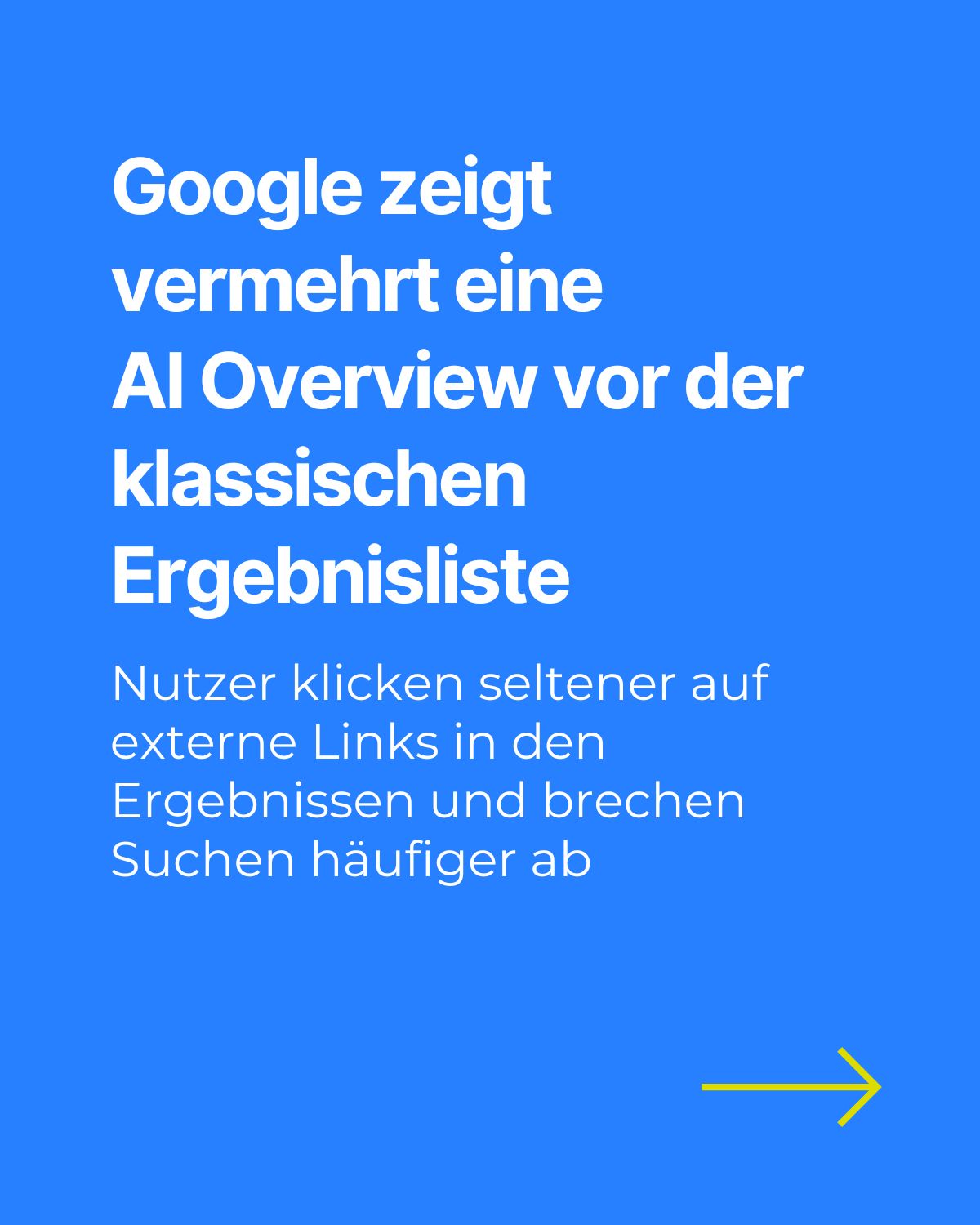 AI Overview seit März 2025 in den Ergebnisslisten von Google