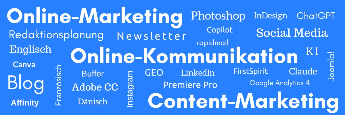 Schwerpunkte und Kenntnisse der Online-Marketing-Managerin Vera Eisenbraun